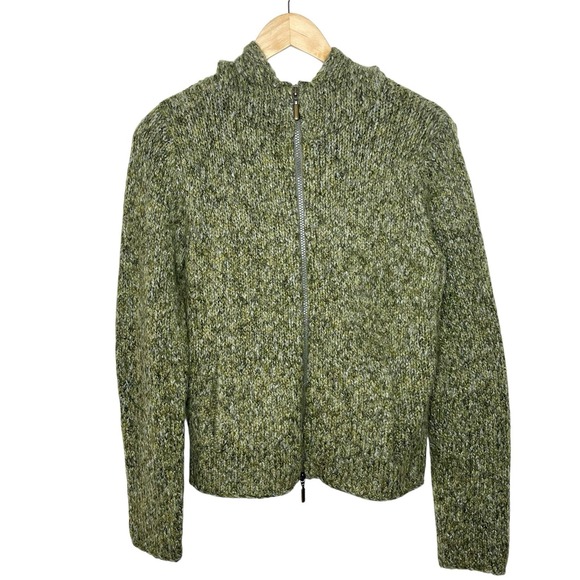 Paraphrase Sweaters - Paraphrase Wool Alpaca Zip Hoodie Sweater Womens M Indie Earthy Goblincore Y2K